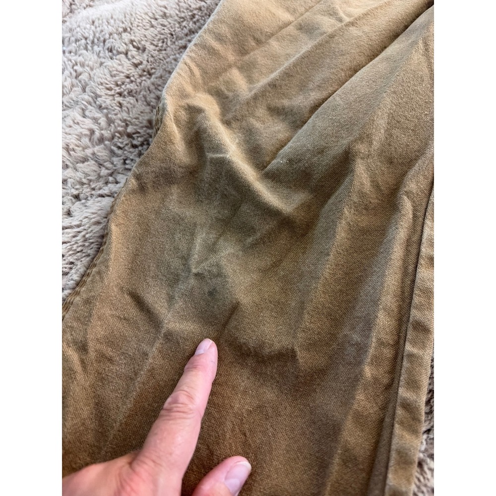 Carhartt Mens Loose Fit Canvas Carpenter Pants Duck Brown Work thrashed 32x32 - Picture 5 of 9